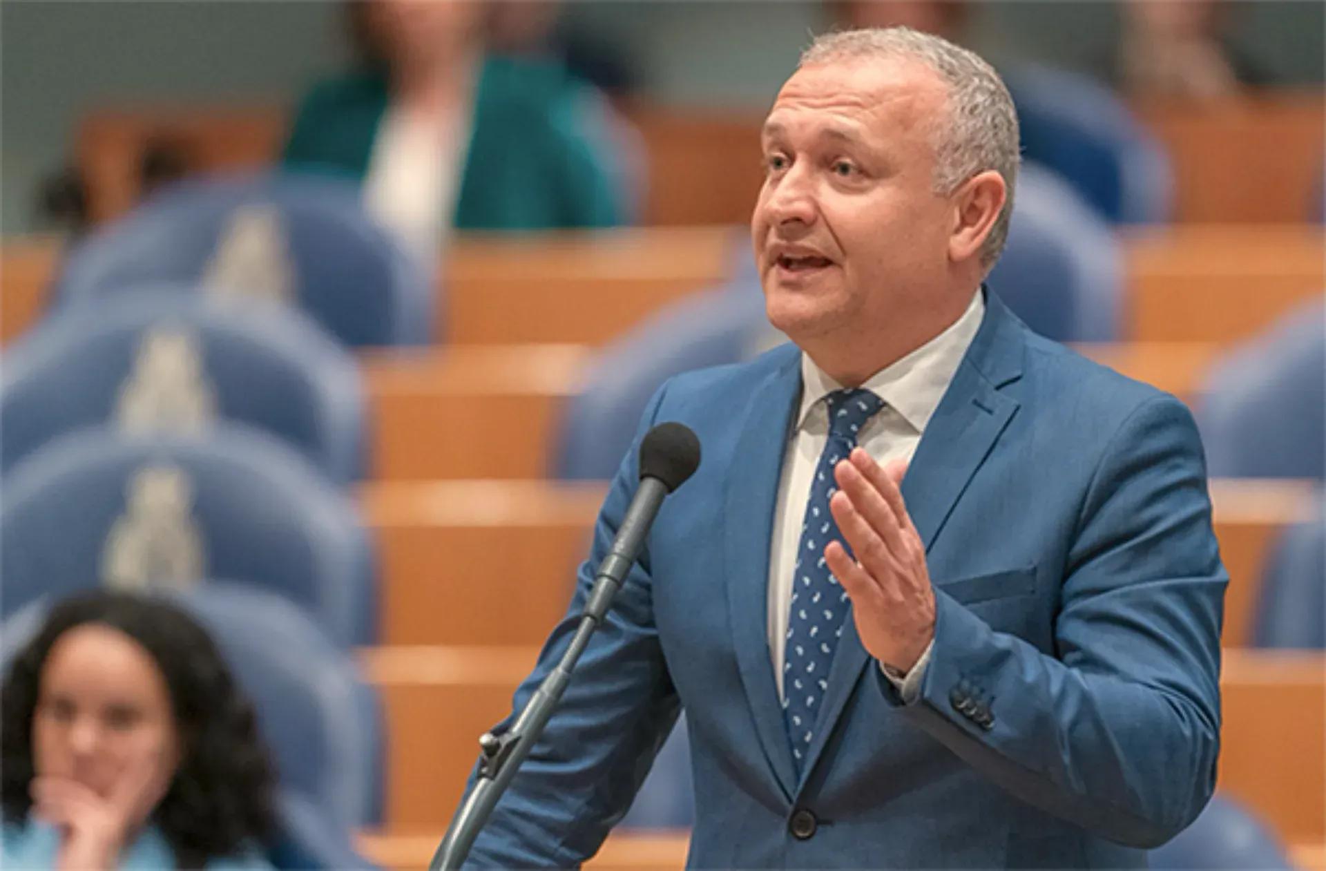 NSC Tweede kamerlid Isa Kahraman spreekt in de Tweede Kamer