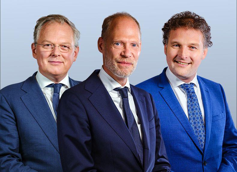 Folkert Idsinga, Willem Koops en Sander van Waveren