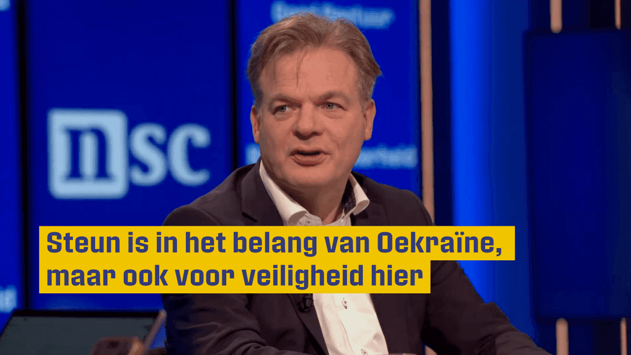 Pieter Omtzigt: Steun is in het belang van Oekraïne, maar ook voor veiligheid hier
