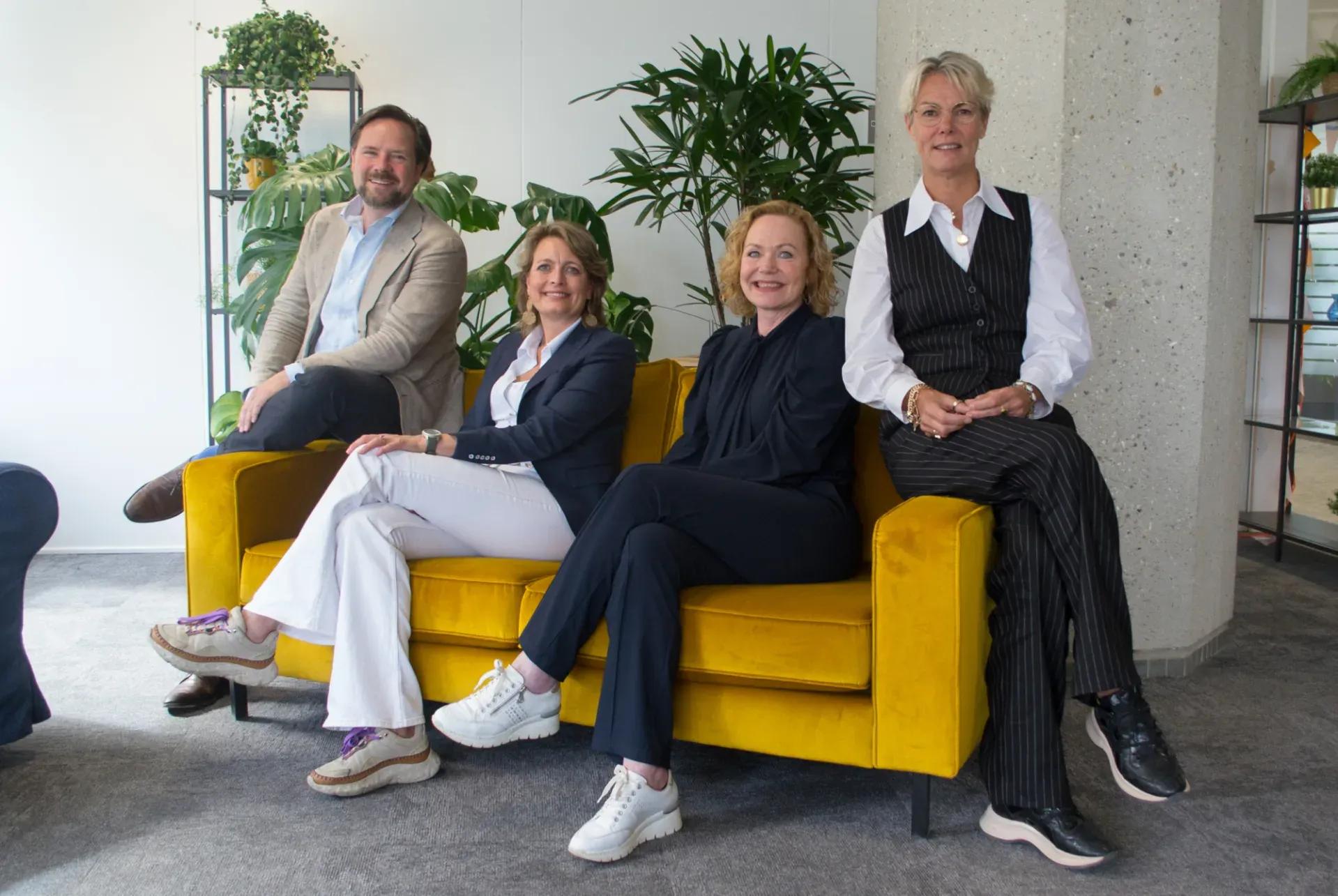 Diederik Bijlsma, Ilse Saris, Natascha Wingelaar en Annemarie Heite