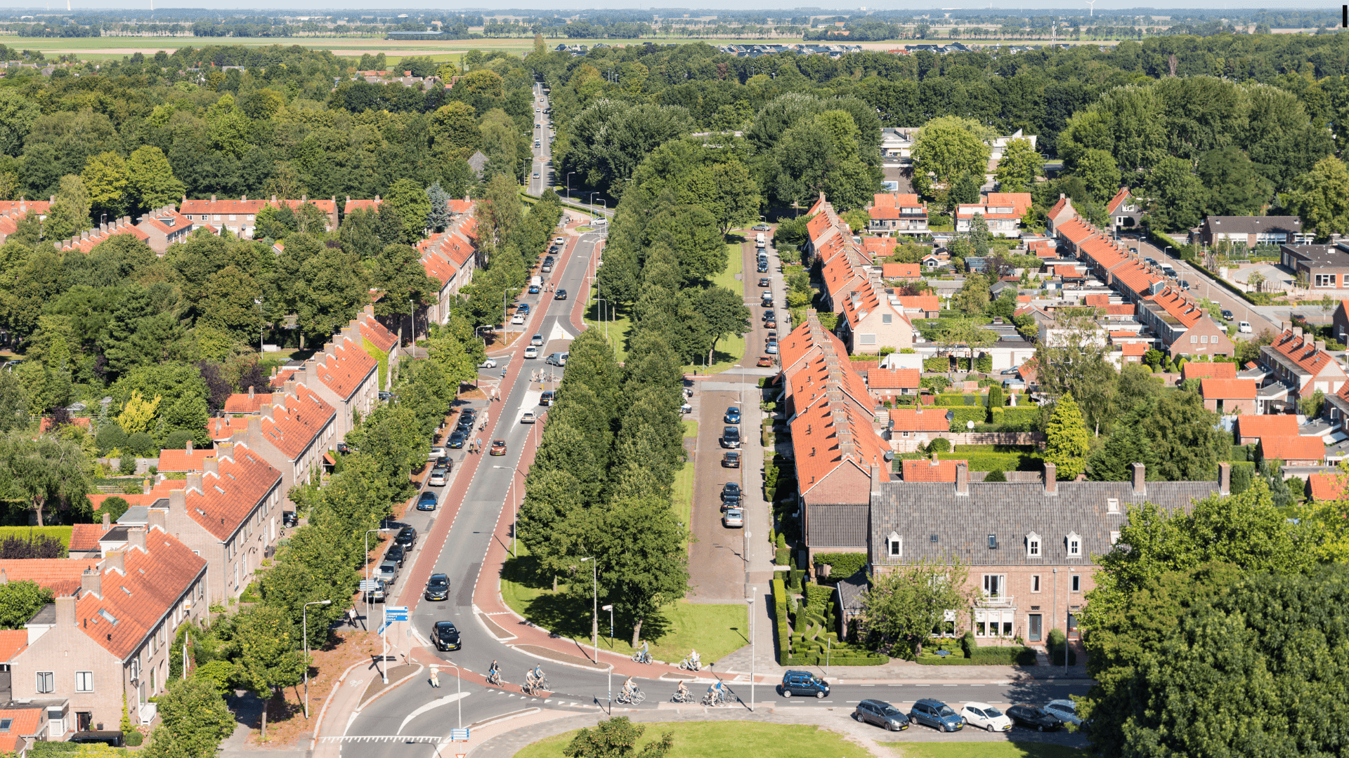 typisch Nederlandse woonwijk