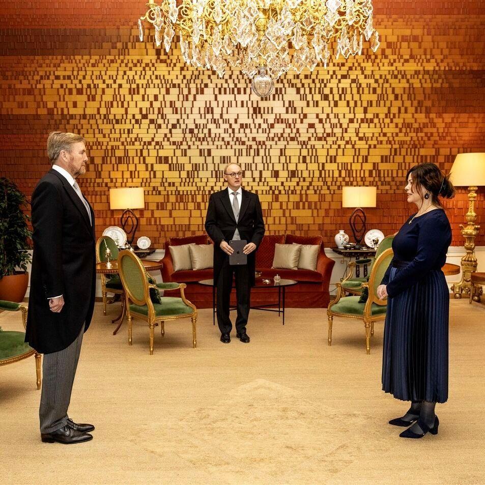 sandra bij de koning