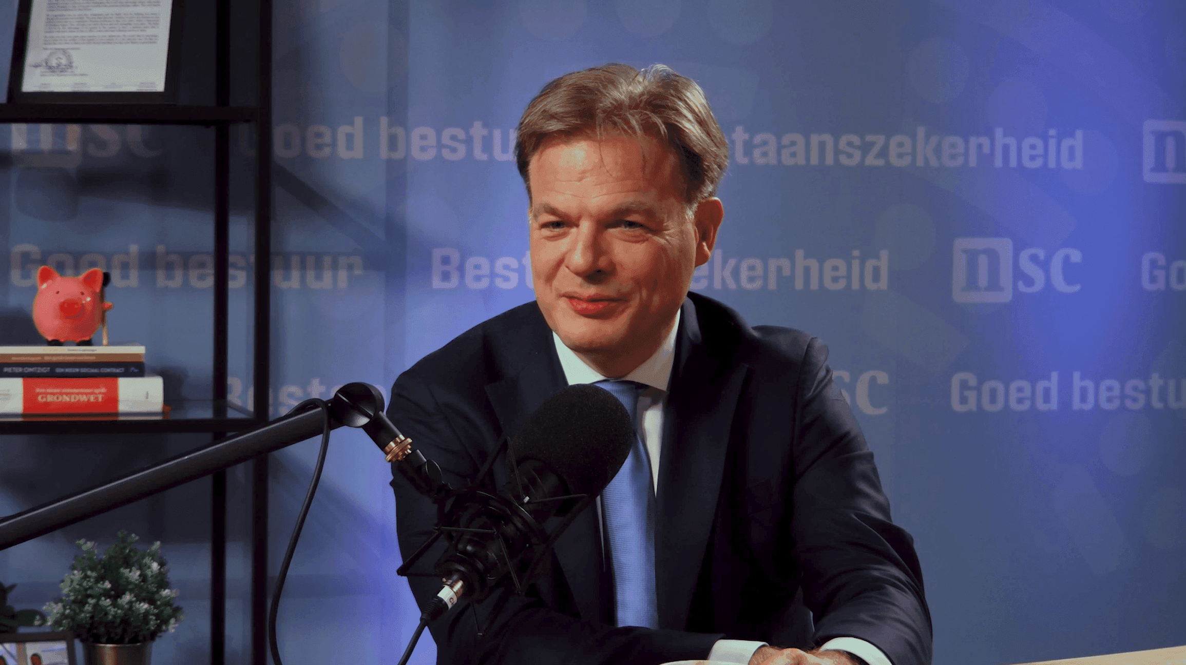 Pieter Omtzigt in NSC studio