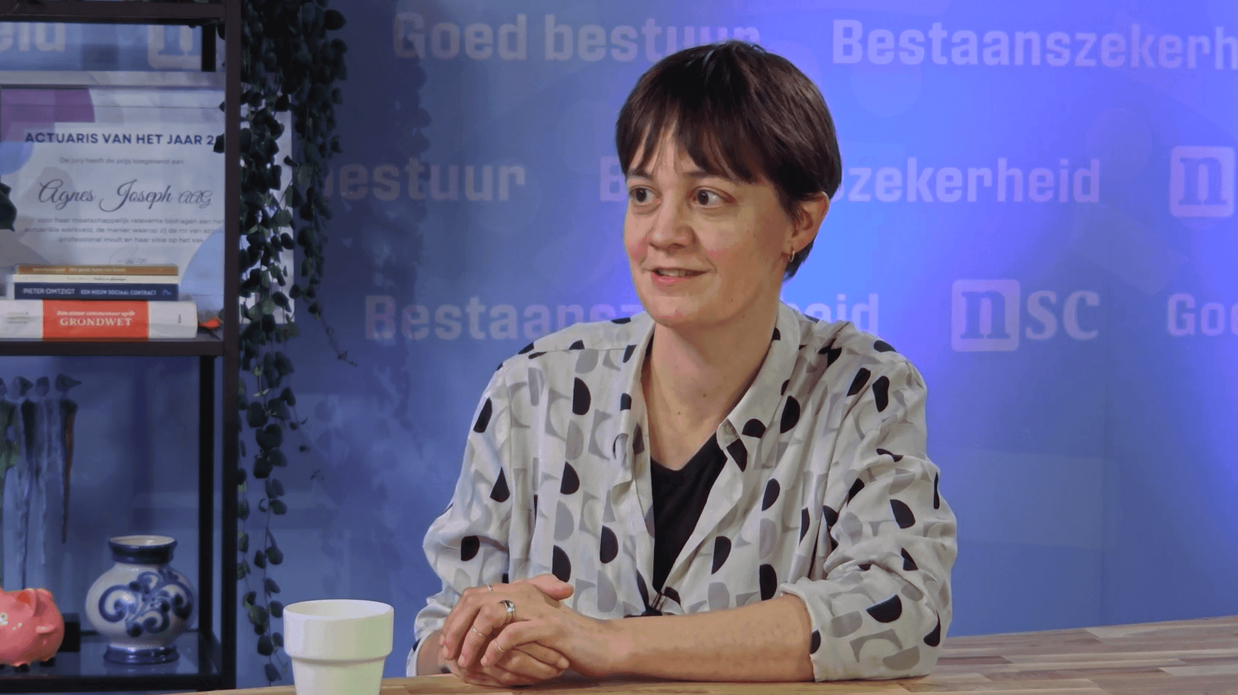 Agnes Joseph NSC Kamerlid over pensioenen